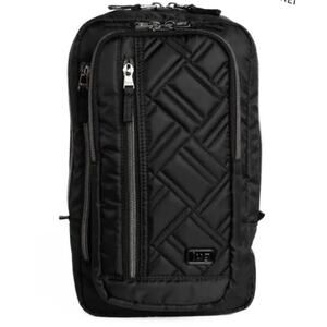 NWT Lug Tailback Black Sling Bag Backpack Quilted Messenger Crossbody
